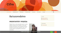 Desktop Screenshot of cifra-rad.si