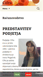 Mobile Screenshot of cifra-rad.si