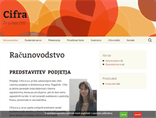 Tablet Screenshot of cifra-rad.si